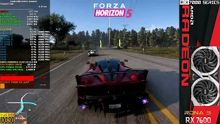 Forza Horizon 5  Ray Tracing 1080p | RX 7600 | R9 7900X 3D