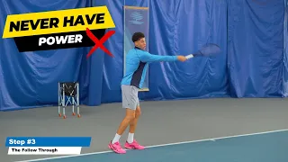 Your Forehand Will NEVER Have POWER Without These 4 Steps