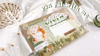 🐭 pen pal with me #23 // forest friends theme ft. notebook therapy