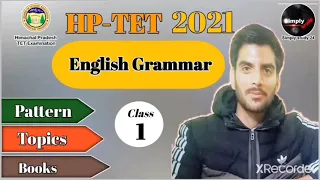 HP TET 2021 || English Grammar Ep.01|Strategy || Pattern || Syllabus || Topics || Books