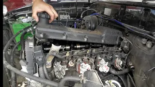 how to replace valve cover gasket toyota 1kz-te