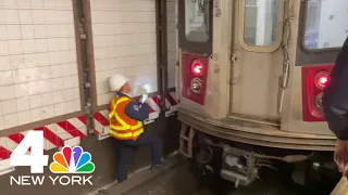 Subway rider killed by East Harlem train after being randomly pushed | NBC New York