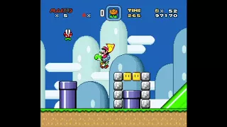 Super Mario World any% 5x A/B presses TAS in 27:02