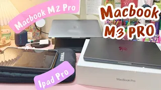 Unboxing: Latest MacBook M3 Pro 512gb Space Black | vs. MacBook M2 Pro & IPad Pro 11-Inch