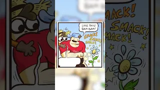 Jock FIGHTS plantman (Nerd and Jock Webcomic)