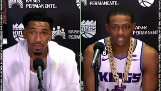 De'Aaron Fox & Malik Monk Talk Thrilling WIN over the Clippers, Postgame Interview