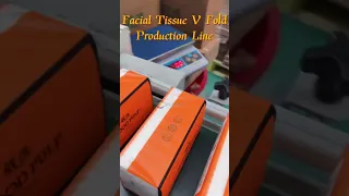 Cheap Price Facial Tissue V Fold Production Line