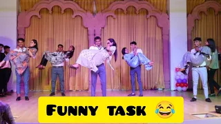 Funny Task at RUHS Fresher party 🥳 batch 2K21