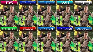 Ghostbusters (2009) DS vs PSP vs PS2 vs Wii vs PS3 vs XBOX 360 vs Switch vs PS4 vs PS4 PRO vs PC