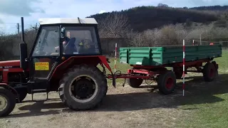 ZETOR 5211 cúvanie s 5T