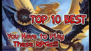 Top 10 Immersive RPG's to PLAY RIGHT NOW!