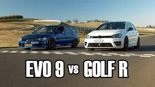 Evo 9 vs Golf R [Final Battle]