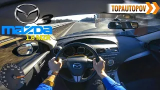 Mazda 3 1.6MZR (77kW) |28| 4K TEST DRIVE POV - ACCELERATION, SOUND, ENGINE & BRAKING🔸TopAutoPOV