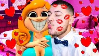 MISS DELIGHT EST AMOUREUSE DE MOI DANS LA VRAIE VIE ! Le Bisous Poppy Playtime Chapitre 3 !