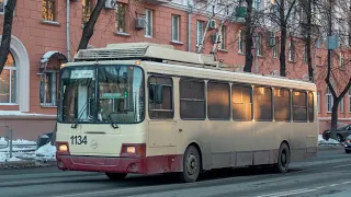 поездка на троллейбусе || ЛиАЗ-5280 (ВЗТМ) || борт 1134 || (2007 г.в) маршрут 5