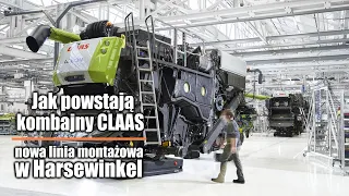 Jak powstają kombajny CLAAS - nowa linia montażowa w Harsewinkel