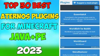 Top 30 Best Aternos plugins For 1.20 In Hindi | Best Plugins For Smp