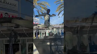 David Beckham’s Iconic Statue at LA Galaxy #shortsyoutube #shorts #LAGalaxyvsAustinFC #MLS #LAfun