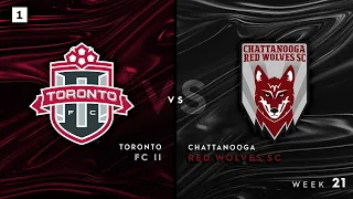 Toronto FC II vs. Chattanooga Red Wolves SC: August 27, 2021