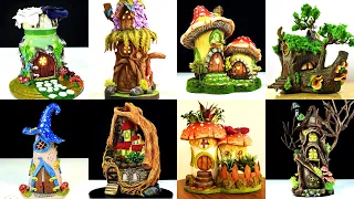 TOP 20 BEST Fairy Houses & Mushroom Houses - Clay Crafts Compilation