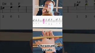 3 Octave Chromatic Scale on Trumpet