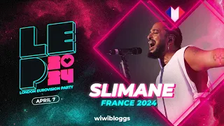 🇫🇷 Slimane "Mon Amour" (France 2024) - LIVE @ London Eurovision Party 2024