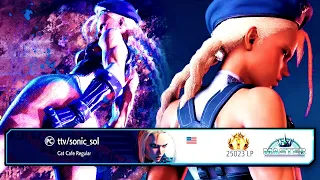 I became the NUMBER 1 CAMMY in Street Fighter 6!