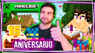 🔴Celebramos el 15 Aniversario de Minecraft + Sorpresa 🍰