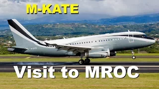 Spotting A319 M-KATE Visit to Costa Rica