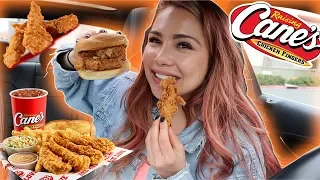 FRIED CHICKEN MUKBANG 먹방 TASTING RAISING CANES | EAT WITH ME