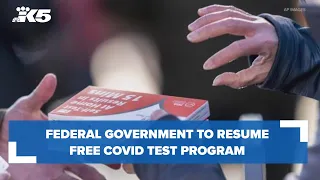 Federal government to re-launch free COVID test program