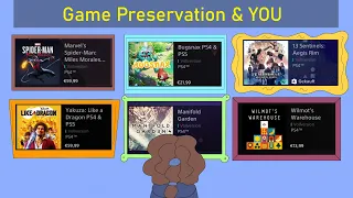 Game Preservation & YOU