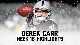 Derek Carr Fires 3 TDs Against Indianapolis! | Colts vs. Raiders | NFL Week 16 Player Highlights