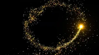 Golden particles Video effect source - No Copyright video