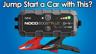 Jump Start Car with NOCO Boost Plus GB40