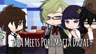 ADA Meets Port Mafia Dazai | SKK | Slight SSKK | [REUPLOAD]