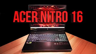 Acer Nitro 16 Unboxing Review Cutdown! RTX 4070 10+ Game Benchmarks, Display, Fan Noise, Thermals!