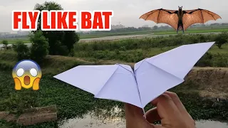 How to Make a Paper Plane Fly Like a Bat (Flapping Wings) @paperplaneschannel1111