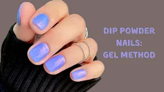 Dip powder nails with the gel method | Dip flu solution | MODELONES