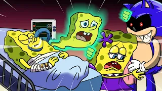 Sonic.Exe: SORRY SPONGEBOB | Poor baby Spongebob Life |Very Sad Story But Happy Ending Animation