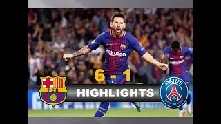 Barcelona vs PSG 6 1 All Goals  Full Highlights UCL 08032017 HD