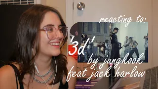 정국 (jung kook) '3D (feat. jack harlow)' official mv ♟️ reaction video