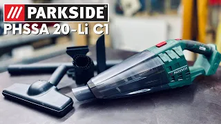 Cordless handheld vacuum cleaner PARKSIDE PHSSA 20-Li C1 | Review