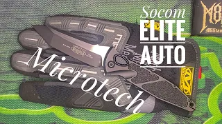 Microtech Socom Elite Auto Tanto - элитный обзор, рез