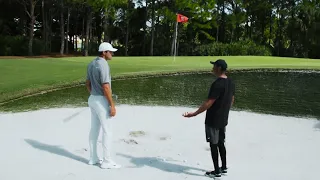 Which Club Do You Hit Out Of The Sand? - Scottie Scheffler Asks Tiger Woods