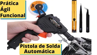 Pistola de Solda Automática. Unboxing e Primeiras Impressões.