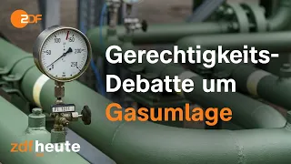 Milliarden für Krisengewinner? Debatte um Gerechtigkeit der Gasumlage | ZDF Moma