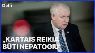 Iš esmės. Anušauskas apie atleidimą: kartais reikia būti nepatogiu