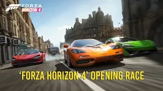 Forza Horizon 4 opening race in 60 fps