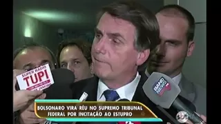 Jair Bolsonaro vira réu em duas ações por incitação ao estupro